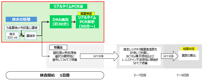 qPCR法の検査の流れ