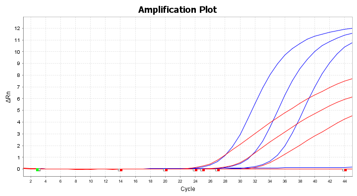 FluA/B（FAM）のA社との比較